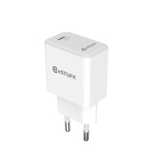 eSTUFF USB-C Charger EU PD 20W. 1 x