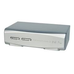 Lindy 2 Port DisplayPort 1.2, USB