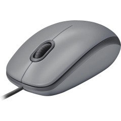 Logitech M110 Silent Optisk Kabling Grå