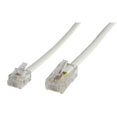 MicroConnect RJ11-RJ45 6M M/M White