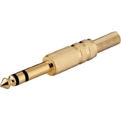 Plug - 6.35 mm - stereo