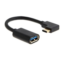 MicroConnect Type C angled male to USB3.0