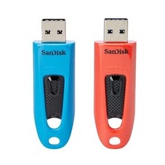 SanDisk Ultra 64GB USB 3.0 USB stick Blå Rød