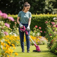 Makita UR100DZP Akku Græstrimmer 12V Pink Intet batteri