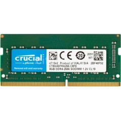 Crucial DDR4 8GB 2666MHz CL19 Ikke-ECC SO-DIMM 260-PIN