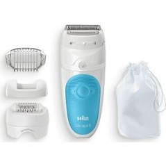 Braun Silk-épil 5 SES 5-605 28 pincetter Blå, Hvid