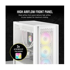 CORSAIR iCUE 5000D RGB Airflow Tower Udvidet ATX Hvid