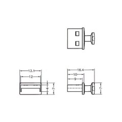 DeLOCK Dust Cover for USB Type-A Female Støvdække