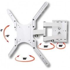 TECHly beslag - Ultra-Slim - for LCD TV - hvid
