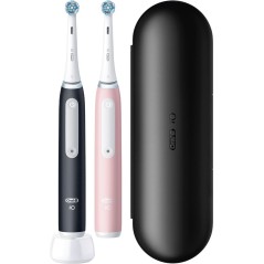 Oral-B iO 3 Duo Elektrisk tandbørste Sort/Blush Pink