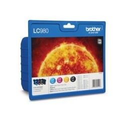 Brother LC 980VALBP Sort Gul Cyan Magenta