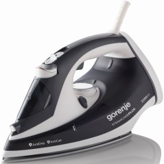 Gorenje STEAMCARE PLUS SIH2200DGT Dampstrygejern 2200W Sort Hvid