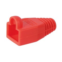 Goobay RJ45 Overtræk Red (10 pcs. polybag)