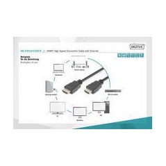 ASSMANN HDMI han - HDMI han 2 m Sort