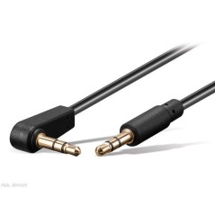 goobay Audiokabel 50cm Sort