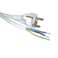 Roline Power Cable White 5 M Cee7/7