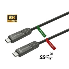 Vivolink USB-C to USB-C Cable 15m for