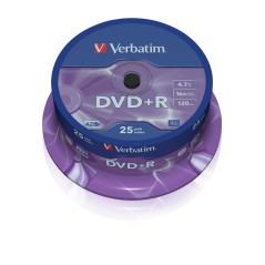 Verbatim DVD+R 16X 4.7GB Branded
