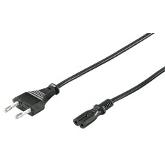 MicroConnect Power Cord Notebook 1.5m Black