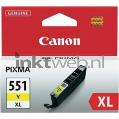 Canon CLI 551Y XL Gul 685 sider Blækbeholder 6446B001