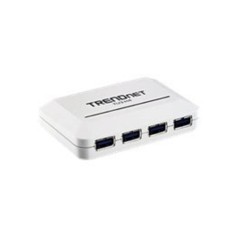 Trendnet TU3-H4 interface hub 5000 Mbit/s White