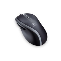 Logitech M500 Laser Kabling Sort Sølv
