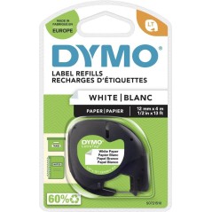 DYMO LetraTAG Tape (1,2 cm x 4 m) 1kassette(r) S0721510