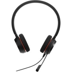 Jabra Evolve 20 MS stereo Kablet Høretelefoner Sort