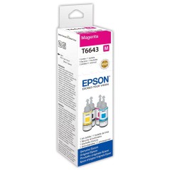 Epson T6643 Magenta Blækrefill C13T664340
