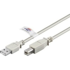 goobay USB-kabel 2m Grå