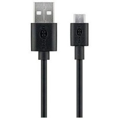 goobay USB-kabel 1.8m Sort