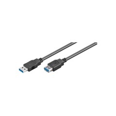 goobay USB forlængerkabel 1.8m Sort