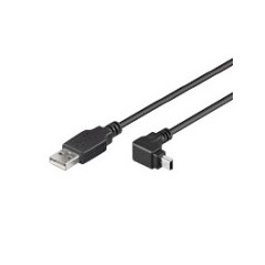 goobay USB-kabel 1.8m Sort