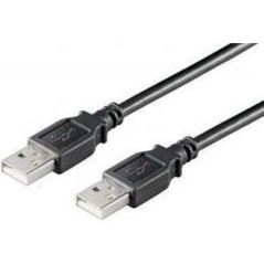 goobay USB-kabel 5m Sort
