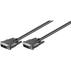 goobay DVI-kabel 2m Sort