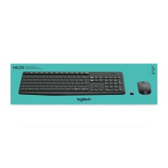 Logitech MK235 Sæt med mus og tastatur Trådløs Pan Nordic