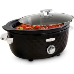 FRITEL Family Slow cooker 5.5liter 210W Sort/krom