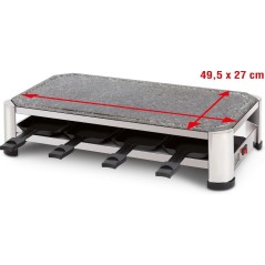 FRITEL SG 2180 Raclette Rustfrit stålkrom/sort