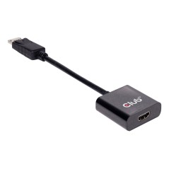 Club 3D CAC-2070 DisplayPort 1.2 til HDMI 2.0 aktiv adapter Sort
