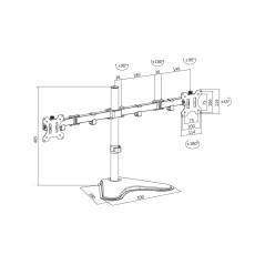 LogiLink Stativ Monitor 13-32