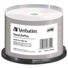 Verbatim DVD-R 16X bulk, 4.7GB Wide ink