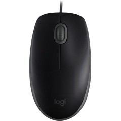 Logitech B110 Silent Optisk Kabling Sort