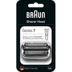 Braun 73S Barberhoved Sølv
