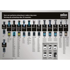 BRAUN Myrtegrøn Shaver 50-M1000s