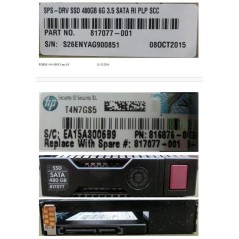 Hewlett Packard Enterprise 480GB hot-plug SSD 3.5 Inch