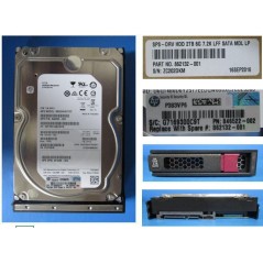 Hewlett Packard Enterprise 2TB SATA Hard Drive 6Gb/s