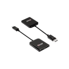Club 3D CSV-7200 Video-/audiosplitter DisplayPort
