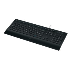 Logitech K280e USB QWERTZ German Black