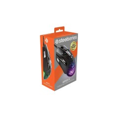 SteelSeries Aerox 5 Optisk Kabling Sort