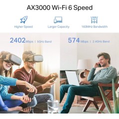 TP-Link RE705X V1 WiFi-rækkeviddeforlænger